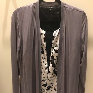 Petite Classy top and cardigan